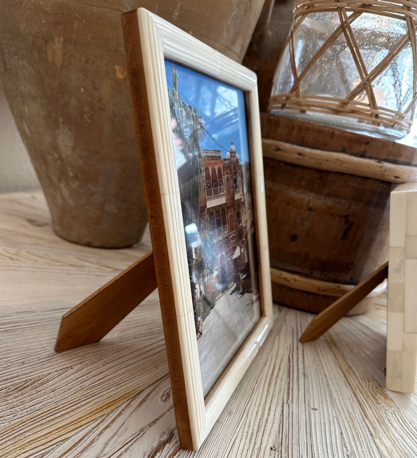 
                  
                    Etched Bone Picture Frame
                  
                