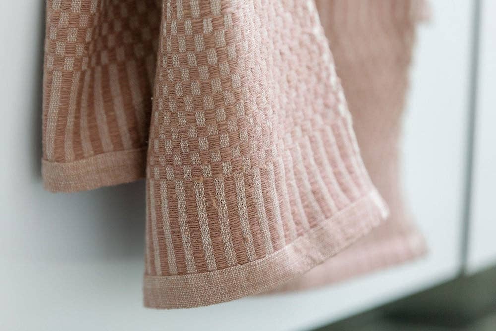 Tana Hand Towel Handwoven Ethiopian Cotton: Ochre