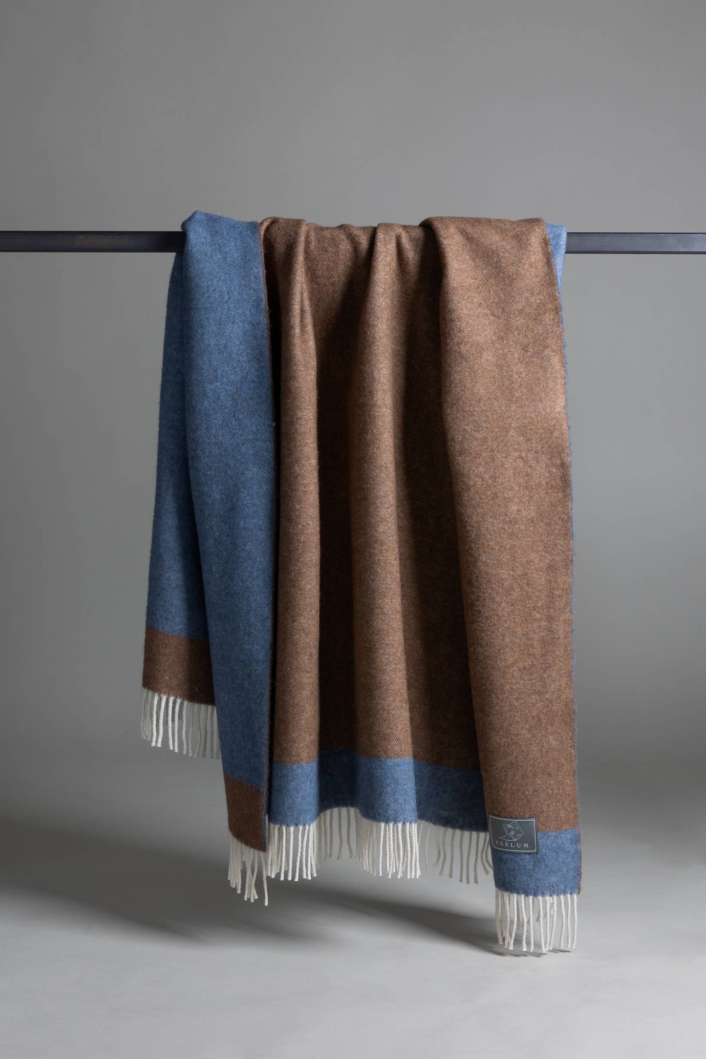 
                  
                    TEOREMA Throw Blanket- Blue/Brown
                  
                