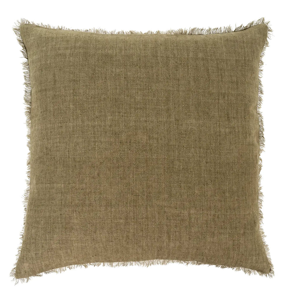 Linen Pillow Kelp