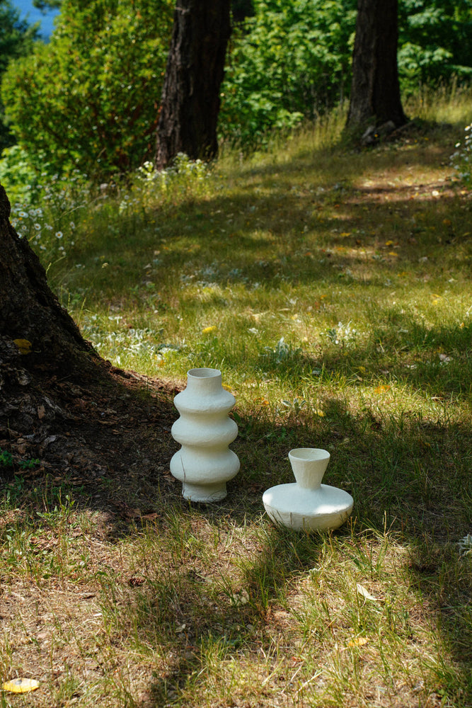 
                  
                    Aria Sculpted Paper Mache Vase
                  
                