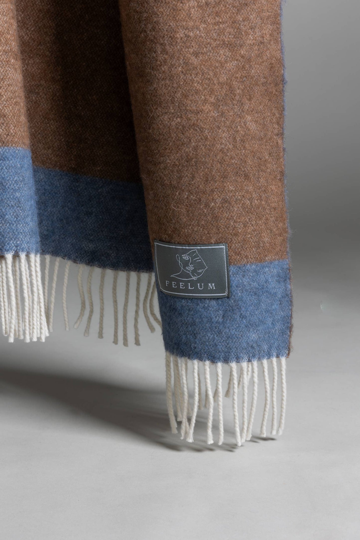 
                  
                    TEOREMA Throw Blanket- Blue/Brown
                  
                
