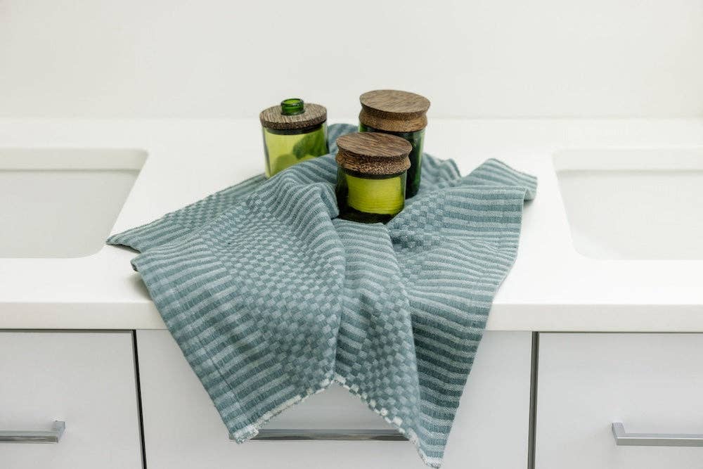 Tana Hand Towel Handwoven Ethiopian Cotton: Ochre