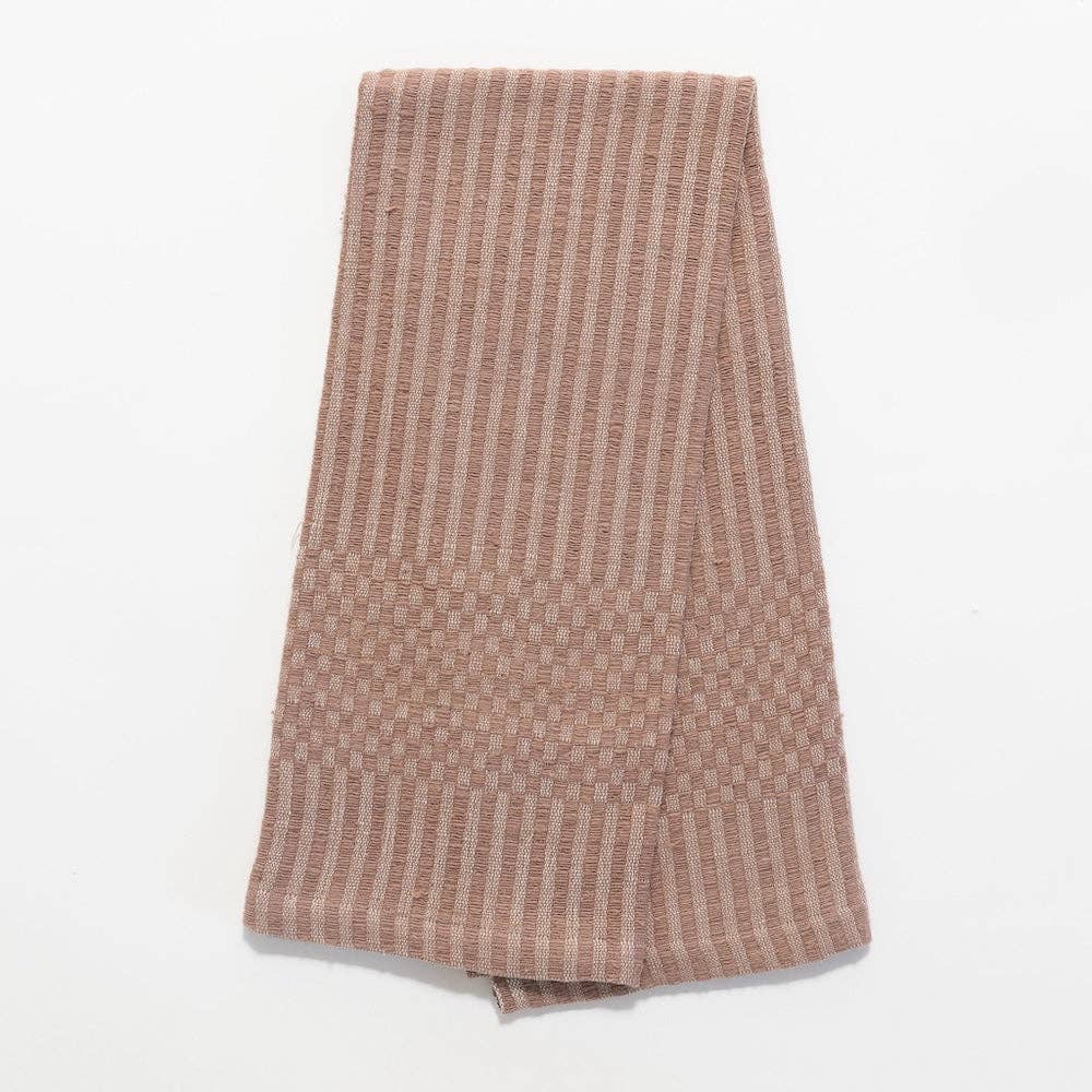 Tana Hand Towel Handwoven Ethiopian Cotton: Ochre