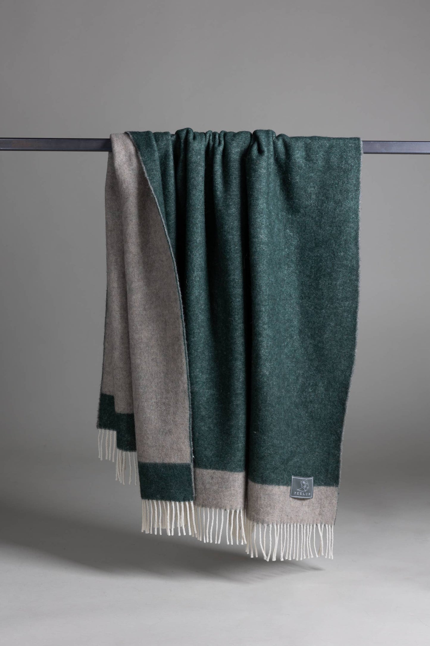 
                  
                    TEOREMA Throw Blanket- Green & Gray
                  
                