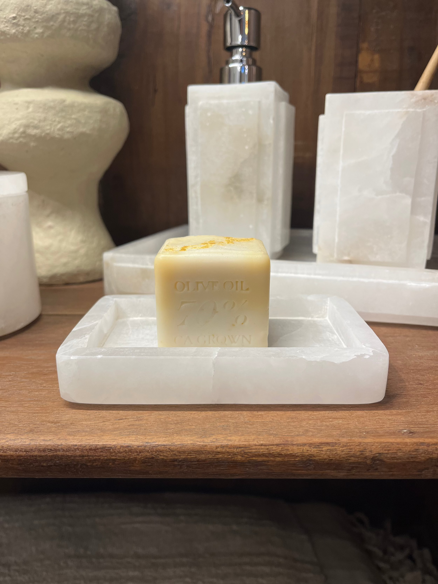 
                  
                    Alabaster Soap Dish
                  
                