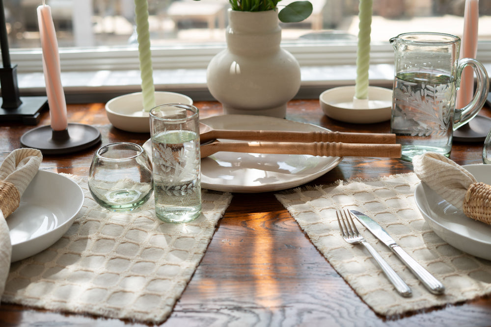Checked Placemats Set of 4