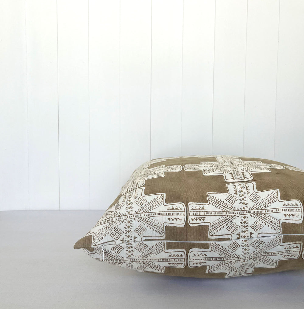 Maya Earth Pillow Cover Linen