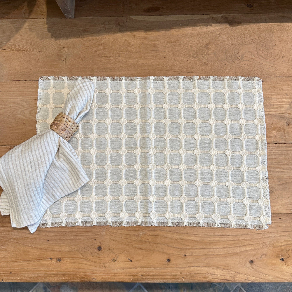 Checked Placemats Set of 4