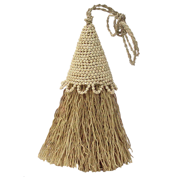 Beaded Vetiver Tassel