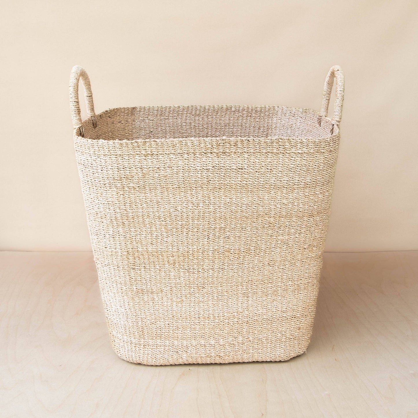 
                  
                    Front on image of square wicker basket
                  
                