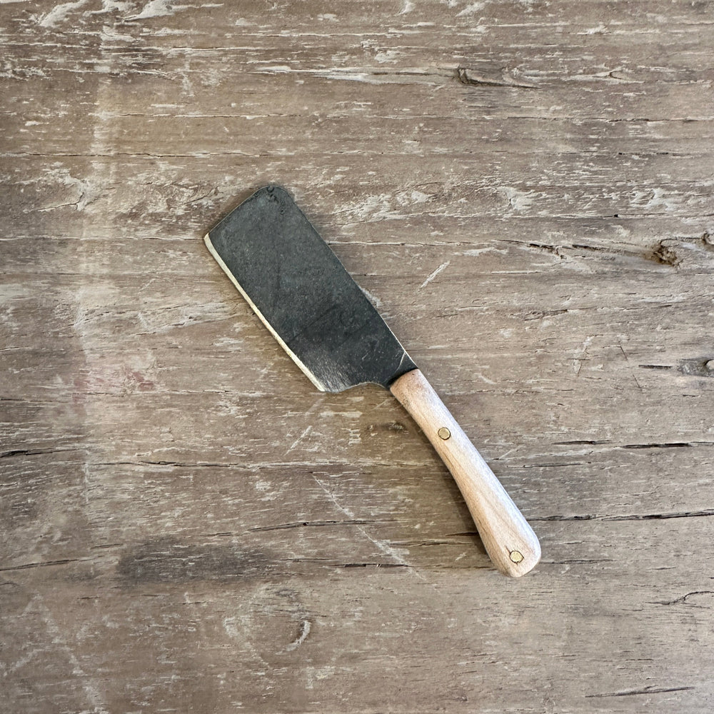 Hand forged cheese knife