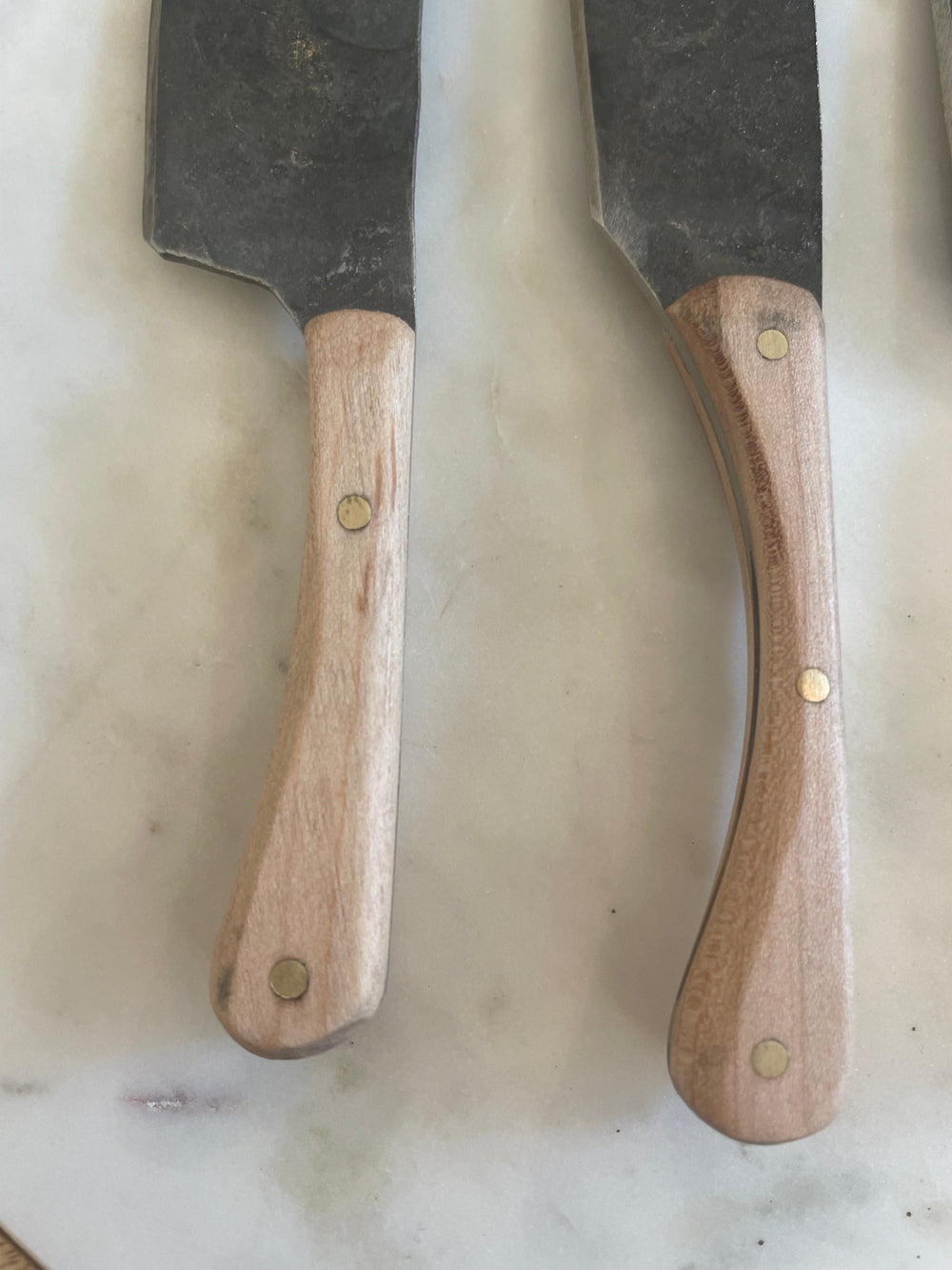 Detail image of cheese knife handle