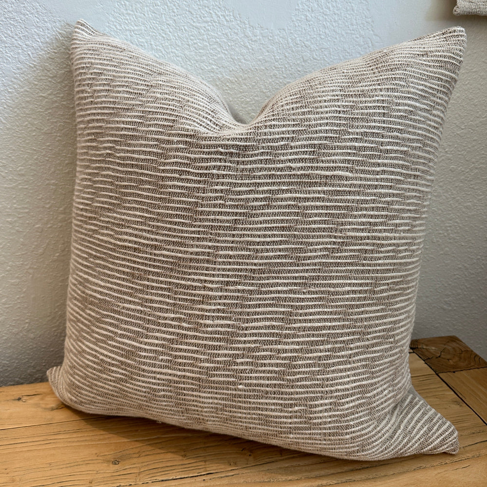 Hand Loomed Natural Linen Pillow