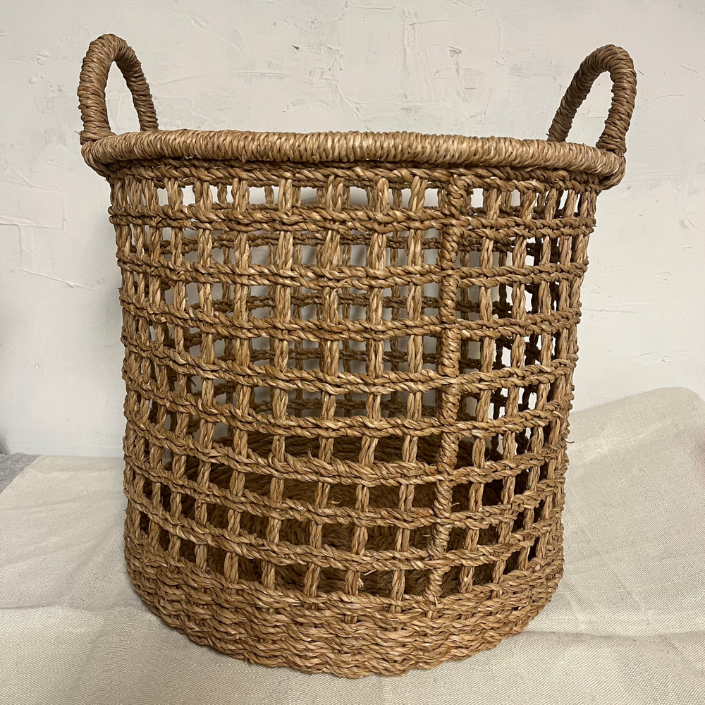 SeaGrass Open Weave Basket