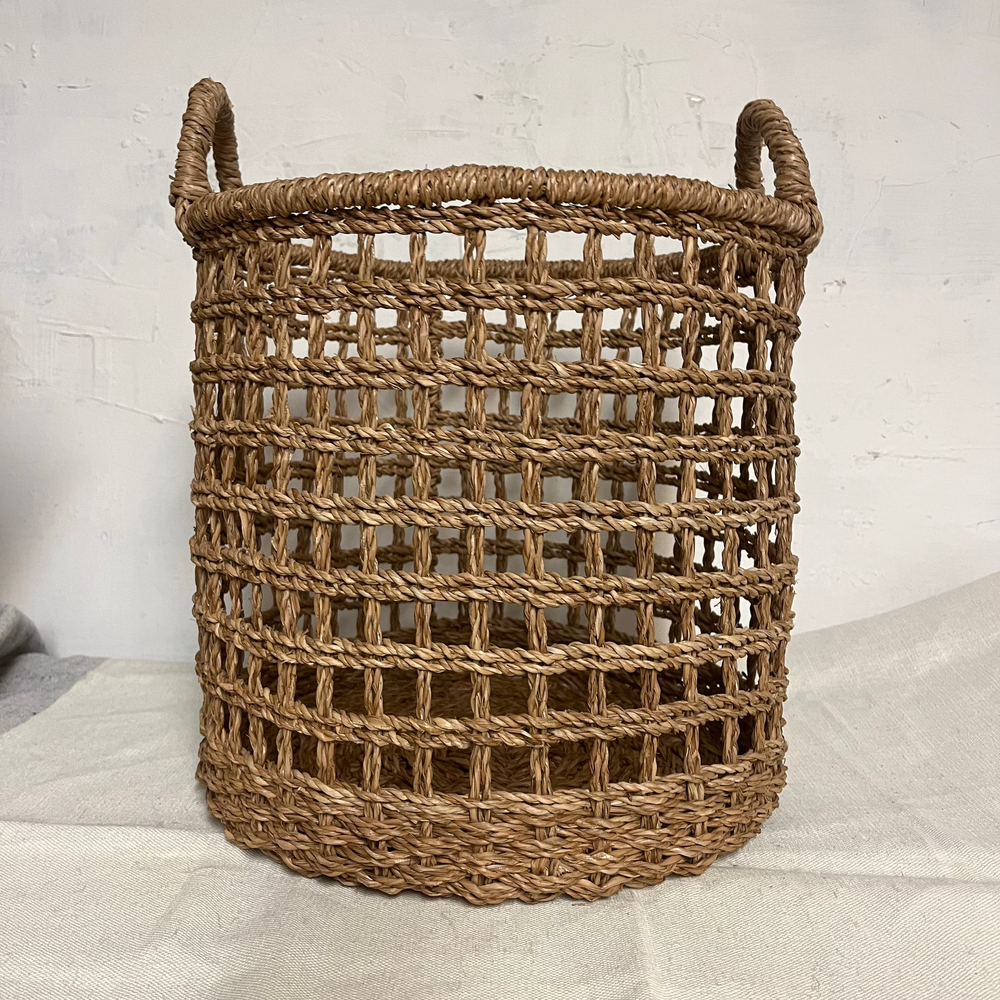 SeaGrass Open Weave Basket