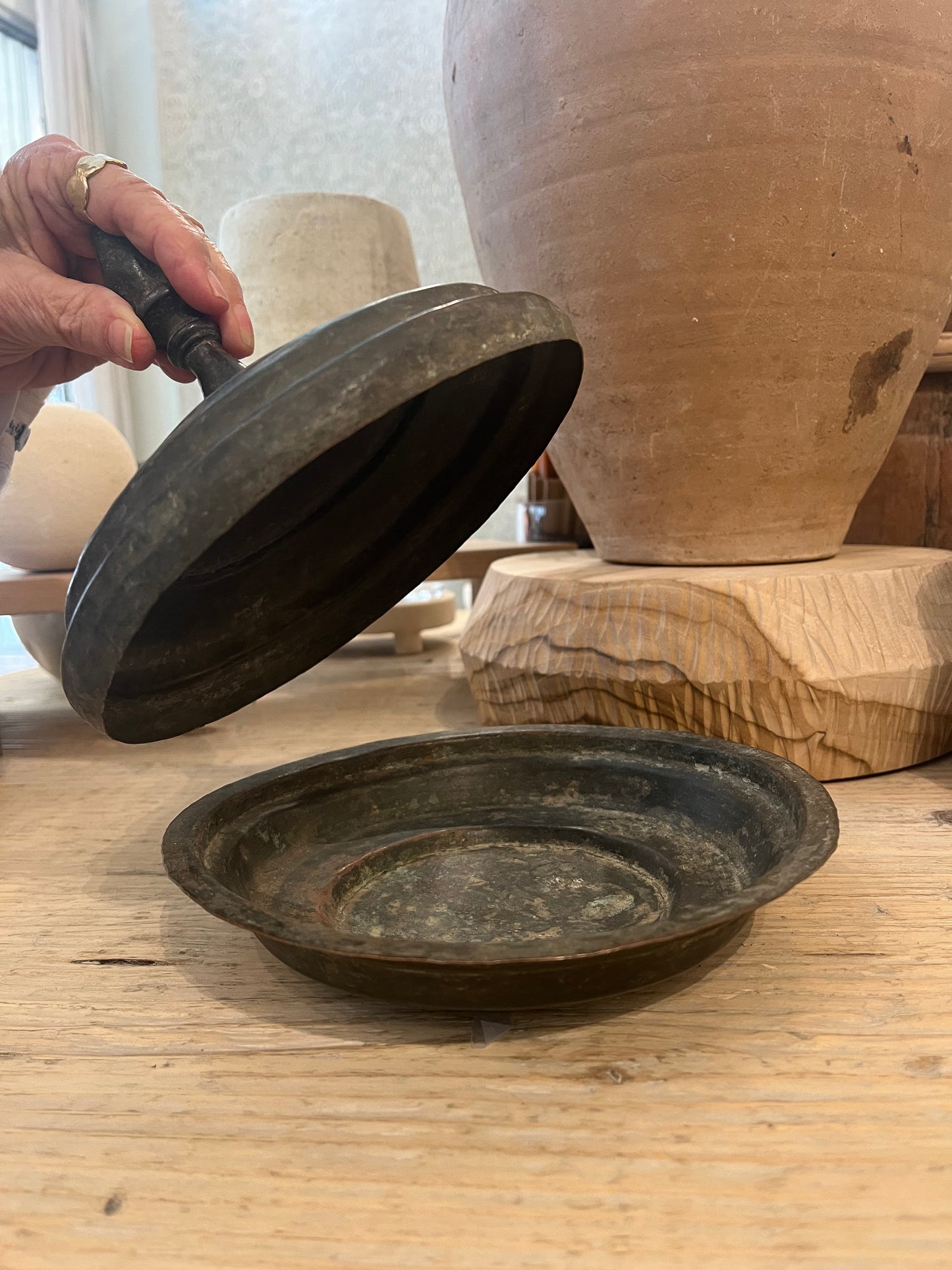 
                  
                    Hand-Forged Copper Dish
                  
                