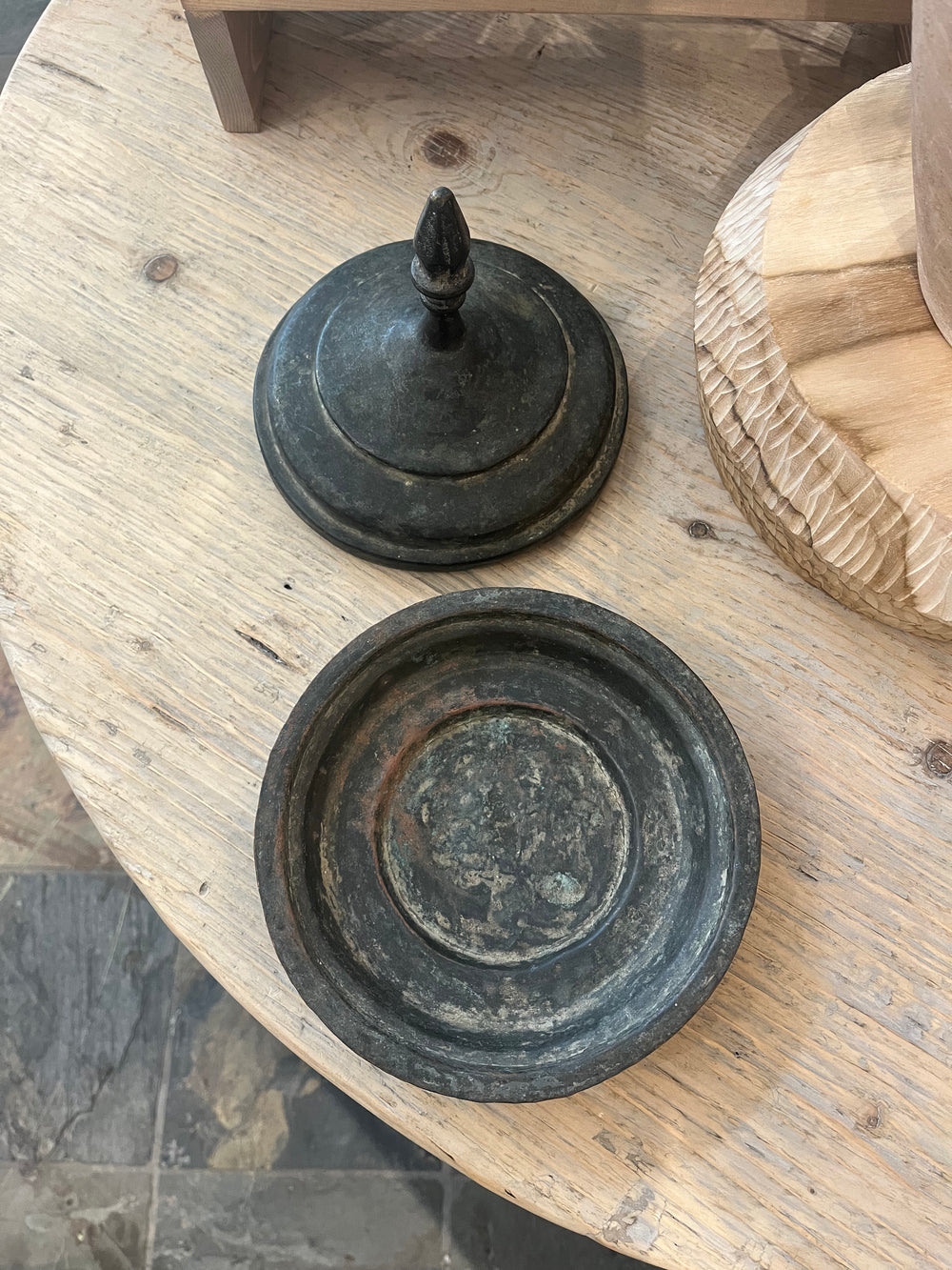 Hand-Forged Copper Dish