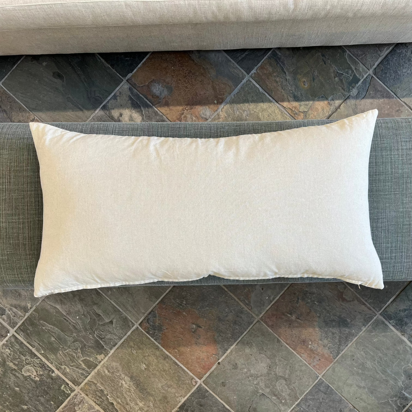 
                  
                    Linen Block Printed Pillow - 16" x 32"
                  
                