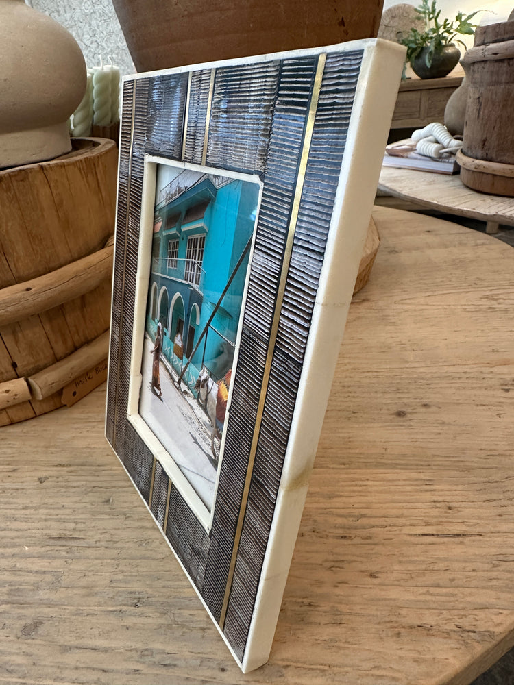 
                  
                    Dakar Shagrin Horn Photo Frame
                  
                