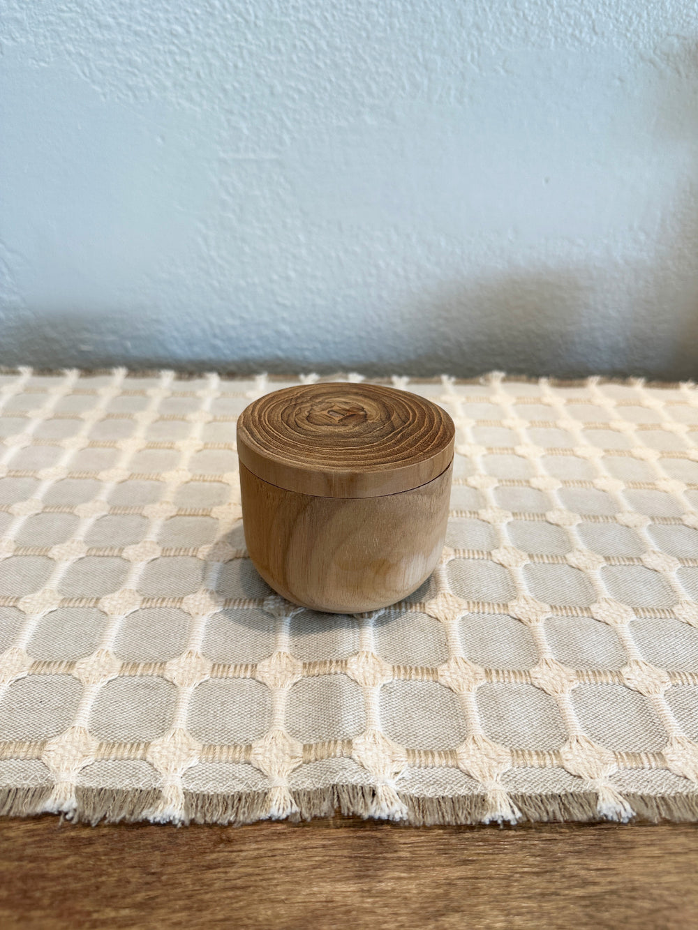 Teak Canister with Lid