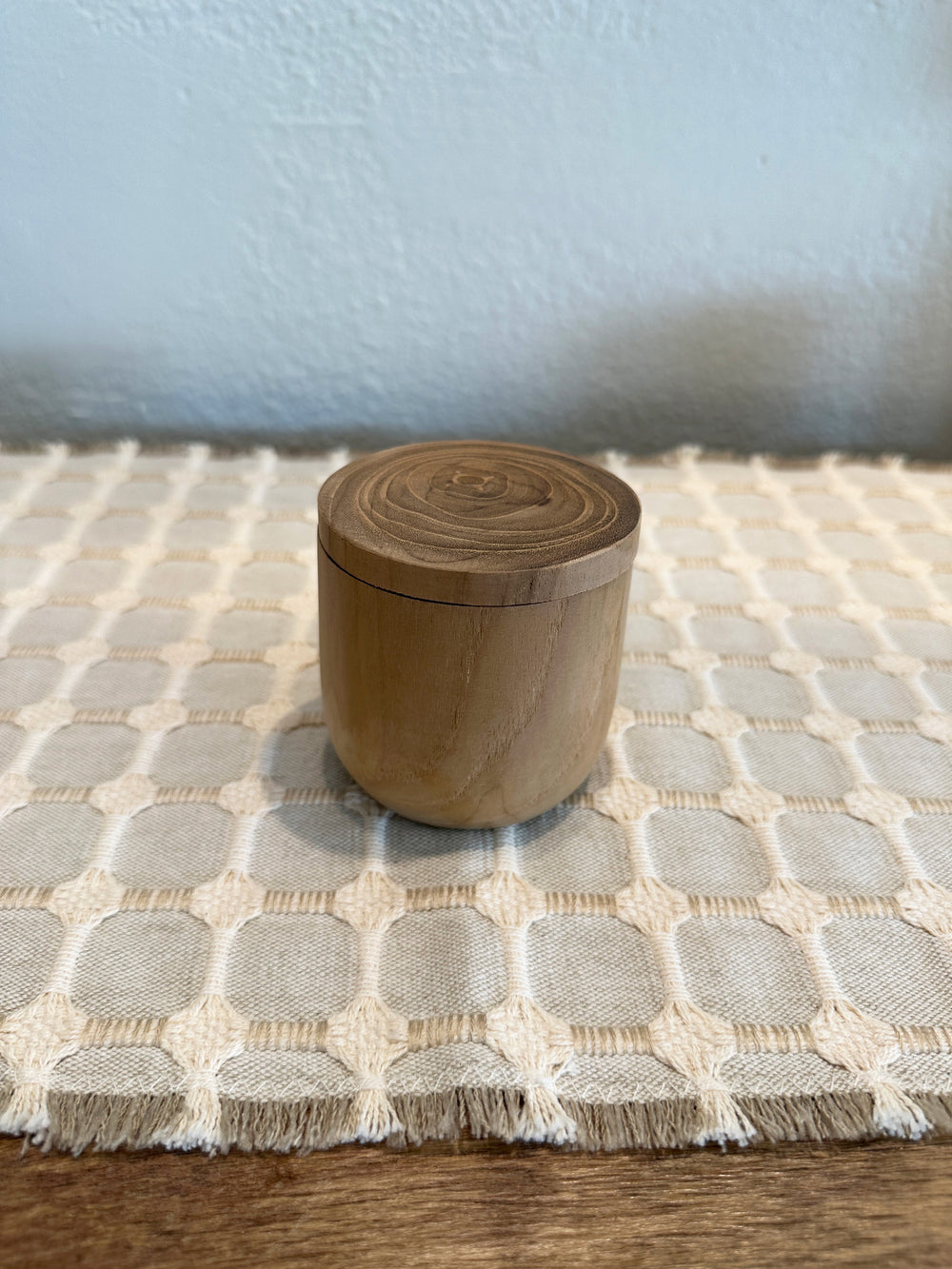 Teak Canister with Lid