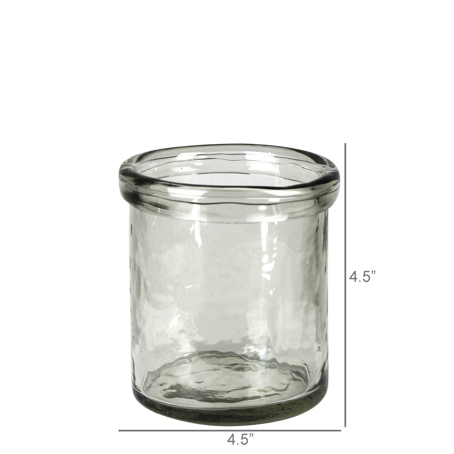 
                  
                    Glass Vessel with Dimensions 
                  
                