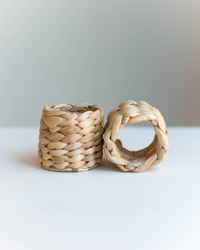 
                  
                    Water Hyacinth Napkin Rings
                  
                
