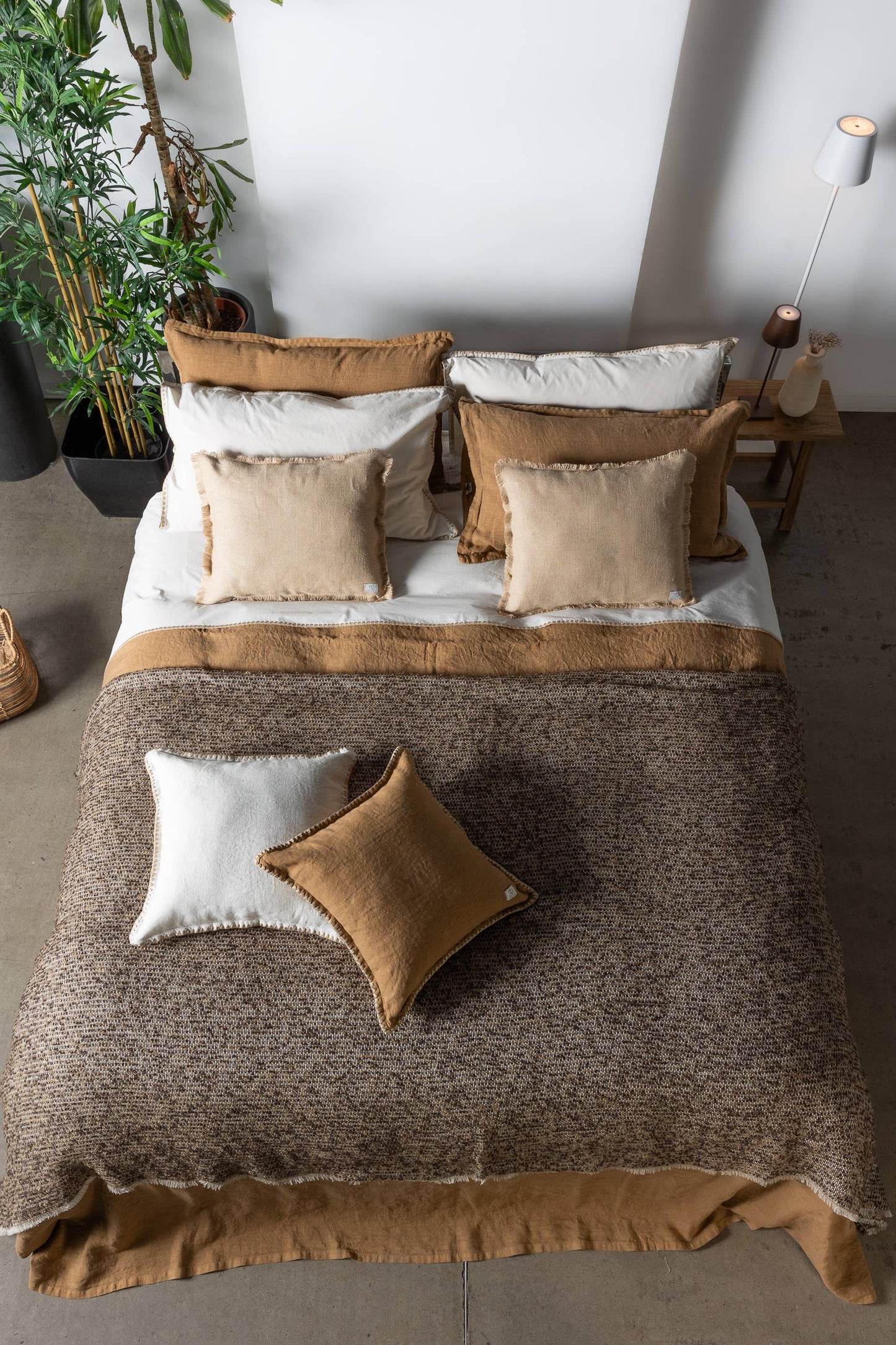 
                  
                    Filo Mohair & Linen Throw- Cream
                  
                