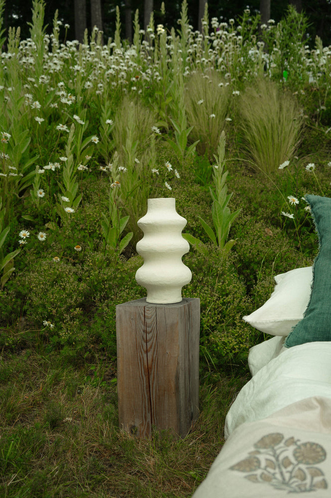 
                  
                    Aria Sculpted Paper Mache Vase
                  
                