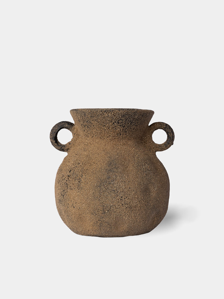 
                  
                    Hugo Vase: Rustic Gold
                  
                