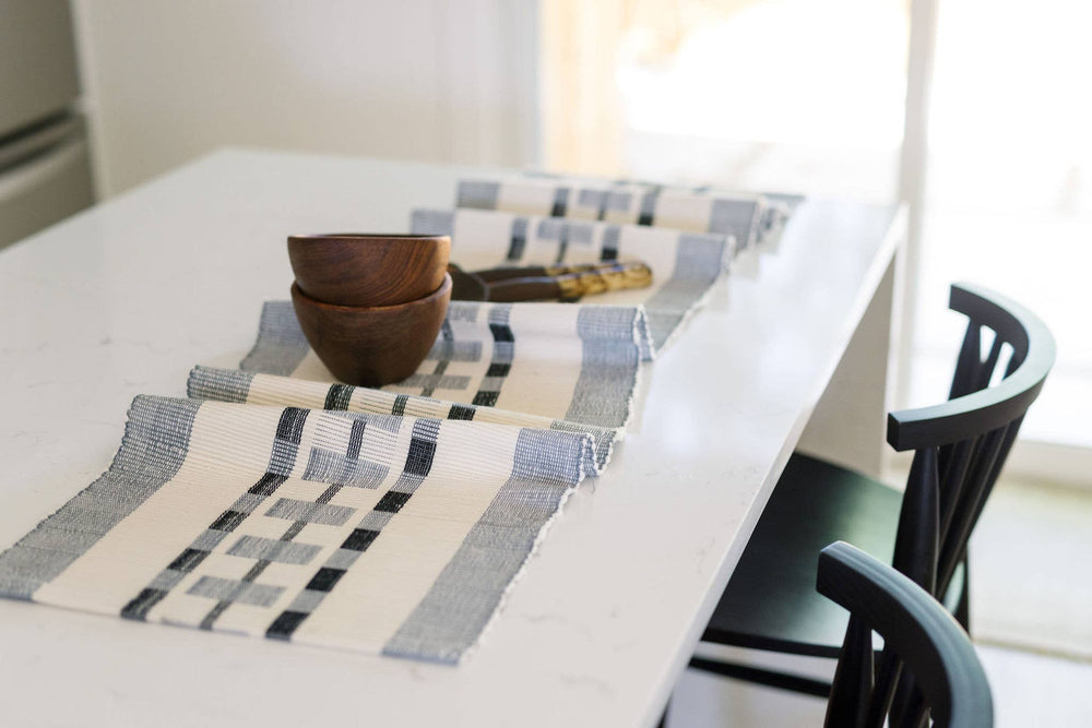 
                  
                    Table Runner Handwoven Ethiopian Cotton: Blue
                  
                