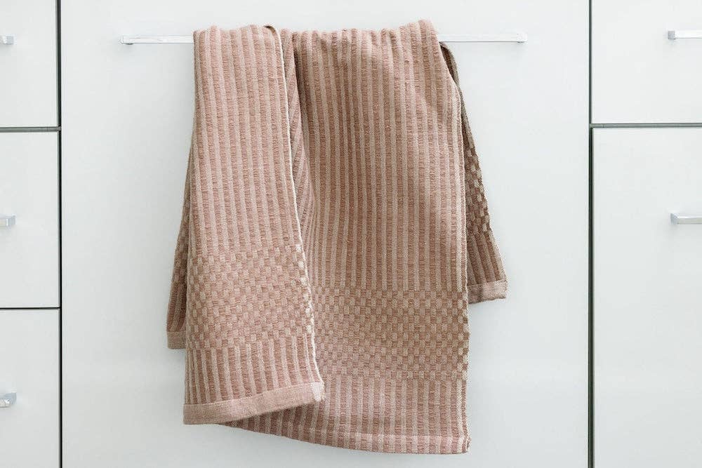 Tana Hand Towel Handwoven Ethiopian Cotton: Ochre