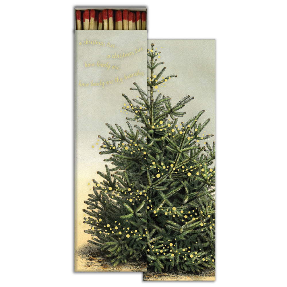 Matches - Christmas Tree and Gold Foil