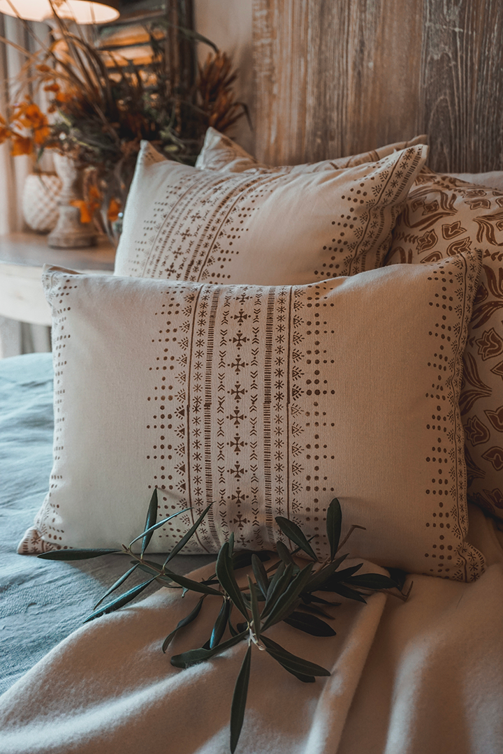 Trails Earth Pillow Cover Cotton