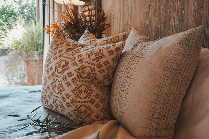 Trails Moss Pillow Cover Linen Cetohome